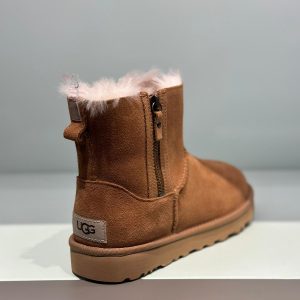 UGG Klasik Mini Çift Fermuarlı Bot - Kestane