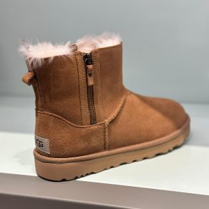 UGG Klasik Mini Çift Fermuarlı Bot - Kestane