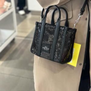 Marc Jacobs Parlak Mini Tote Çanta