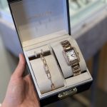 Michael Kors Kadın Kol Saat Bileklik Küpe Seti