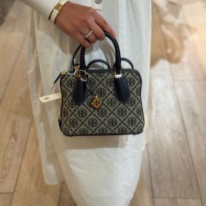 Tory Burch Butik Model Lacivert Swing Çanta